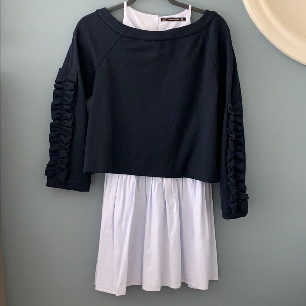 Zara shirt and dress